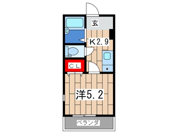 メゾンときわ逸見の物件間取画像